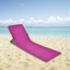 Strandliege, klappbar, pink verstellbares Kopfteil