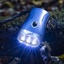 LED Taschenlampe mit Kurbel Maße: 14 x 5,3 x 5,0cm