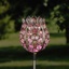 Solar-Gartenstecker "Kristallblume", 2er Set Maße: ca. 9 x 65cm